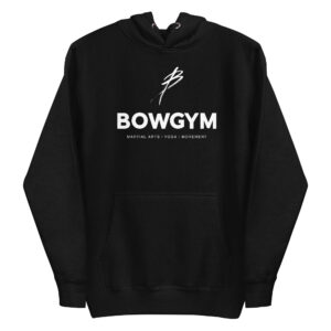 Hoodie Bowgym unissexo logo branco