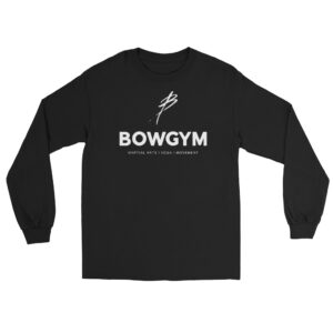Long sleeve Bowgym unissexo logo branco