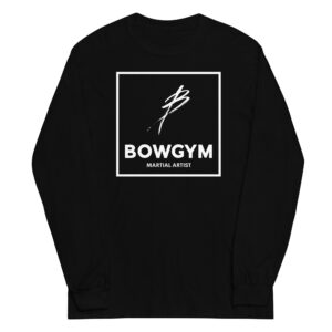 Long Sleeve Bowgym Martial Artist logo branco