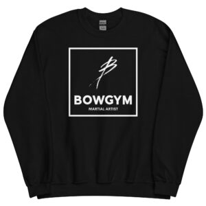 Sweatshirt Bowgym Martial Artist unissexo logo branco